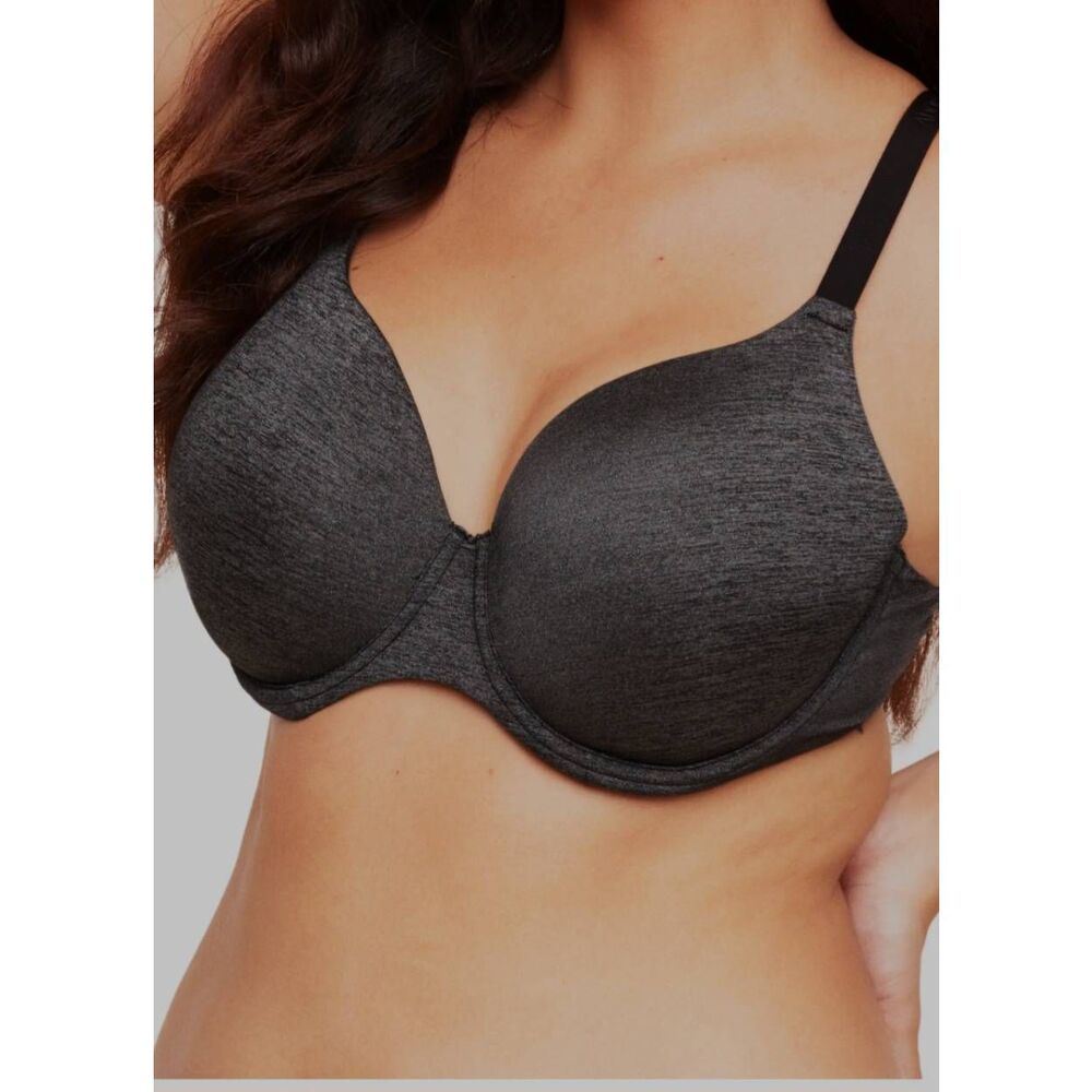 Adore Me Underwire Full Bra Lightly Padded Size 40DDD Black and Gray - Picture 1 of 10